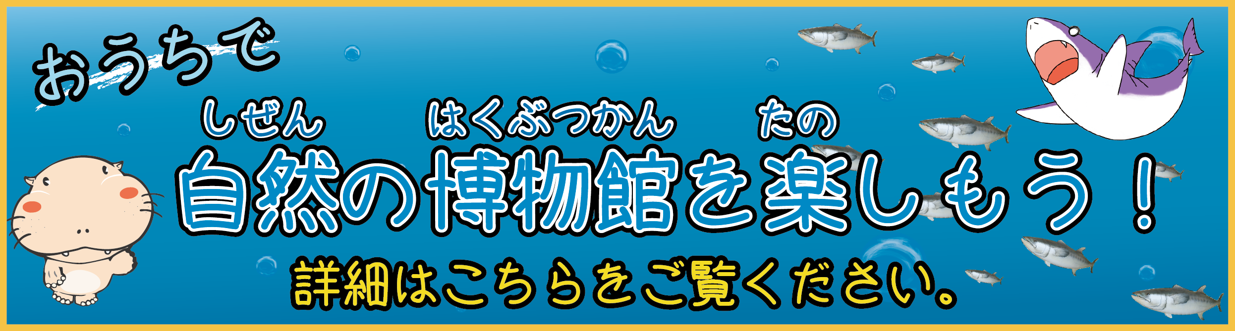 おうちで自然の博物館を楽しもう紹介ページ