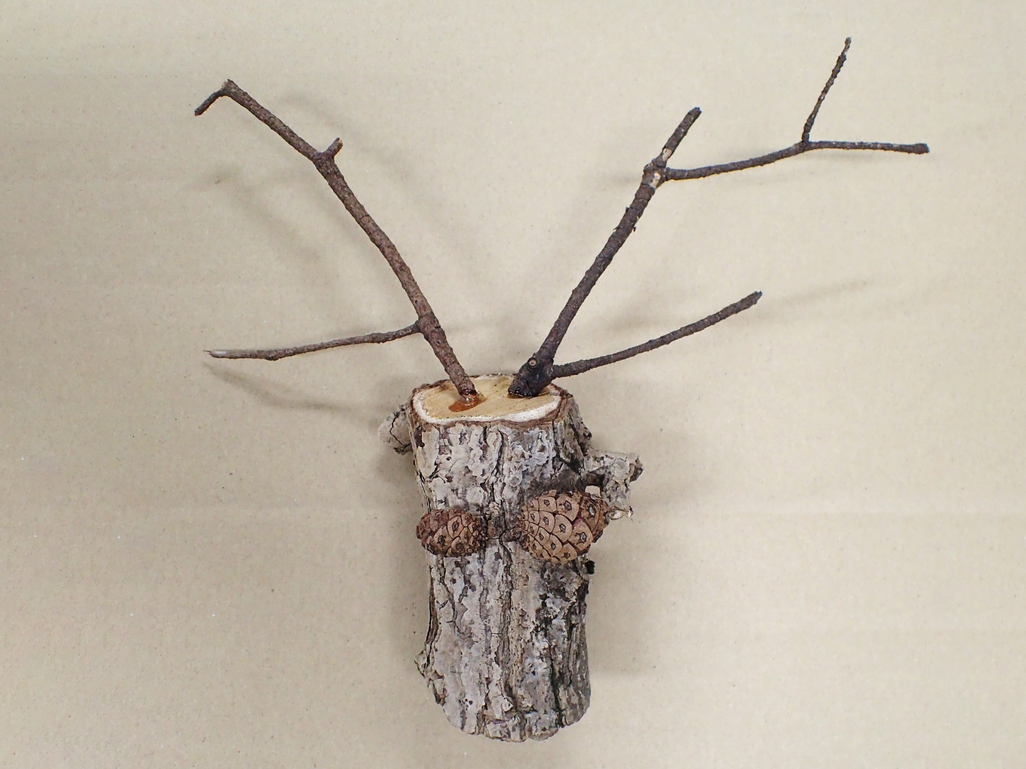 シカのオブジェの写真