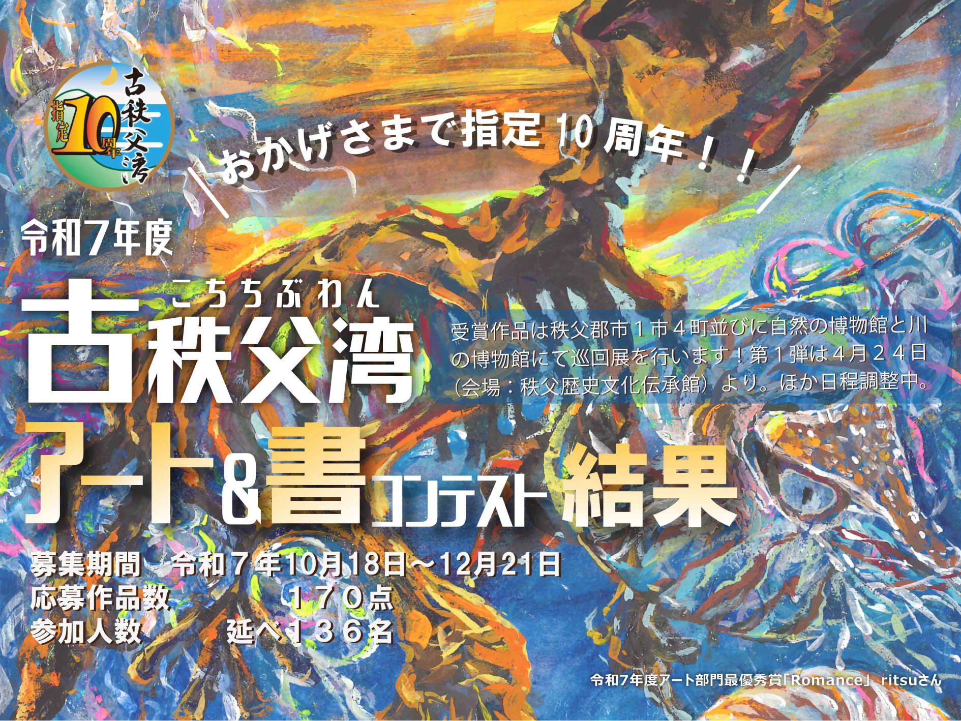 R7古秩父湾アート書コン 結果発表