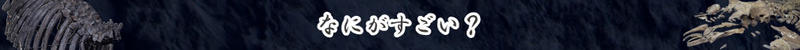 なにがすごい? なにがすごい?