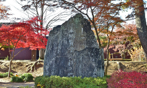 日本地質学発祥の地の碑画像