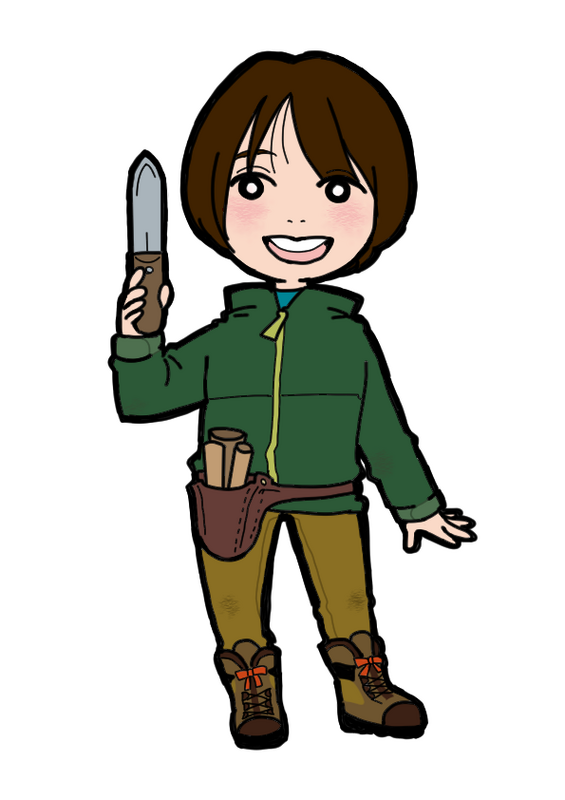 木山学芸員似顔絵