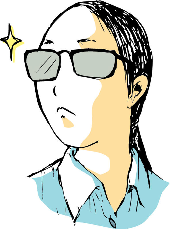 小林主任学芸員似顔絵